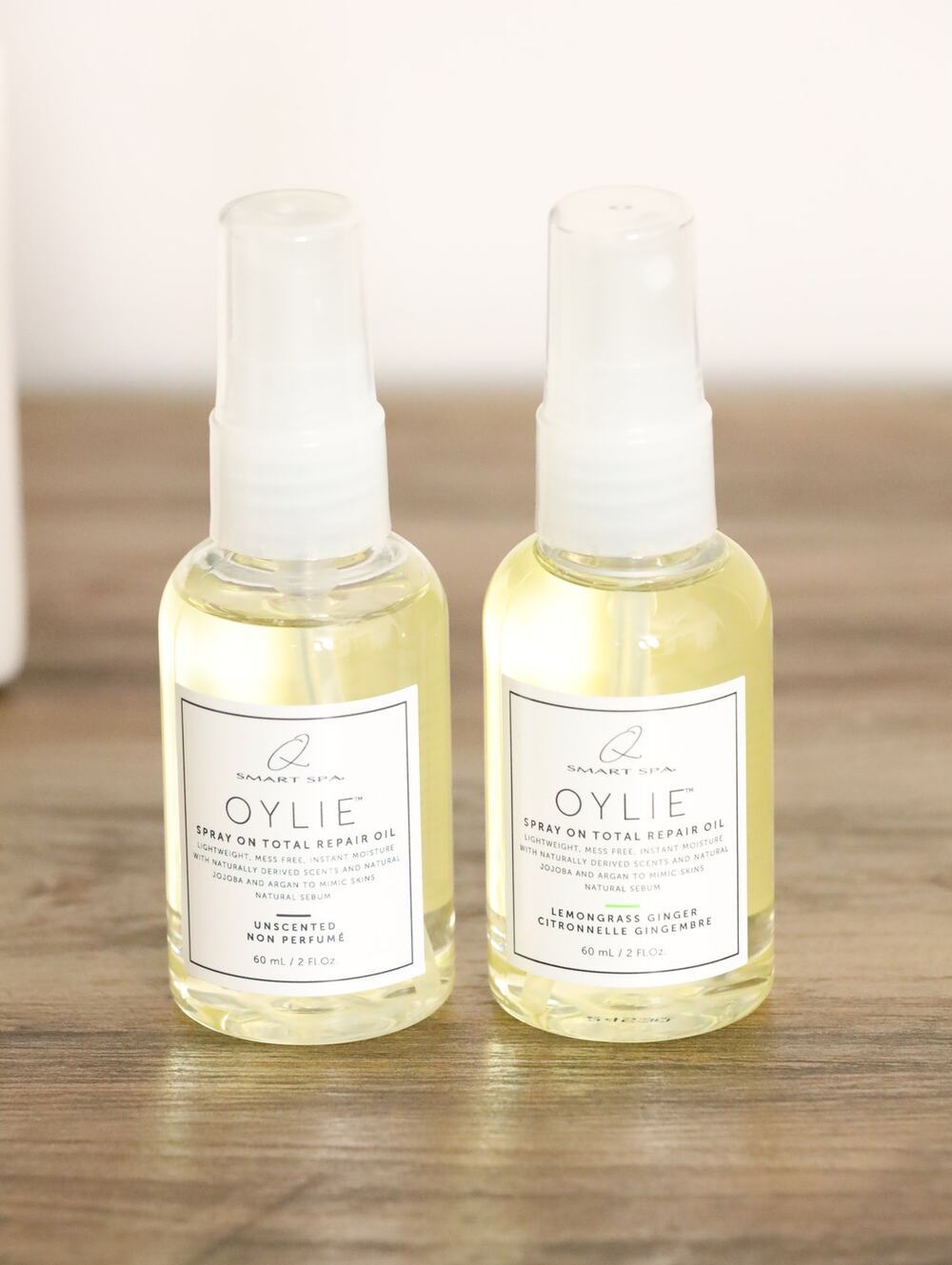 Qtica Smart Spa OYLIE Total Repair Oil Bundle 2 NIB Unscented & Lemongrass Clean